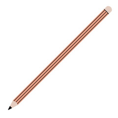 Pencil suitable for designs related to offices, schools, education, and accounting, which use stationery