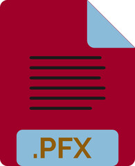 PFX File icon minimal