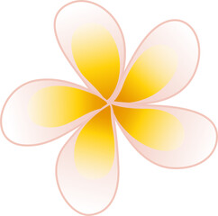 Spring Flower Flat Sticker Design