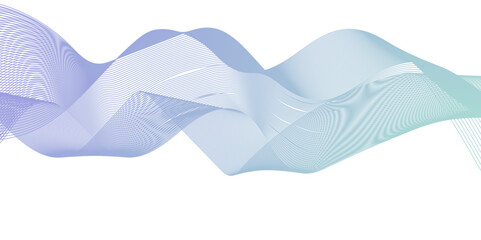 Glowing waveform frequency futuristic energy sound waves technology concept background. Abstract blue wave line vector business texture. Pattern line blend curve flow futuristic background.