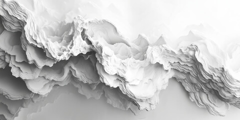 Abstract white and gray color background of texture background, rough textrue. 3D illustration.
