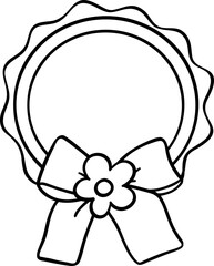 Coquette Girly medal school supplies