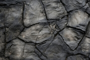 Processed collage of dry grey ground stones texture. Background for banner, backdrop or texture