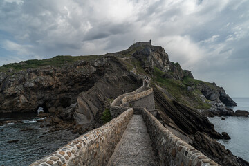 San Juan de Gaztelugatxe in Basque land, Spain - it was a filming location for the series Game of Thrones