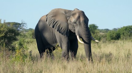 Obraz premium African elephant in Kruger Park