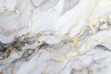 Obraz premium Processed collage of white and gold marble texture. Background for banner, backdrop or texture