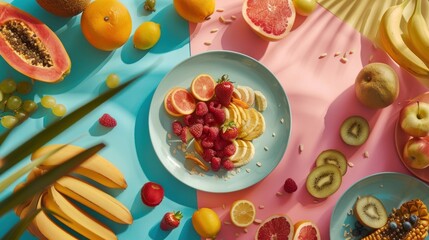 Vibrant Summer Fruit Platter
