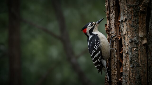 Bird , hairy woodpecker