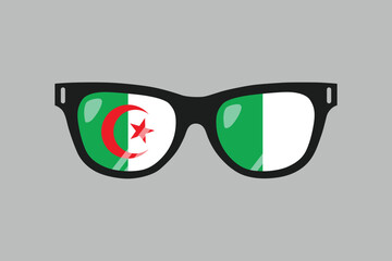 Algerian Flag sunglasses