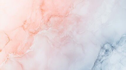 Obraz premium Minimalist background with soft pastel hues and elegant marble textures, perfect for advertising a luxury cosmetic product. Clean design with ample space for text and product placement.
