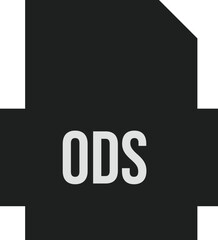 ODS File icon fill crisp corners