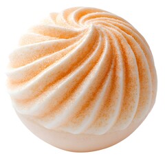 Macro Shot of a Perfect Japanese Shiratama Dessert on White Background