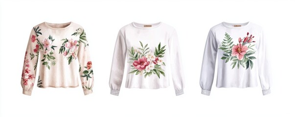 a Boho embroidered blouse featuring detailed floral patterns. 