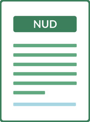 NUD Contract document icon