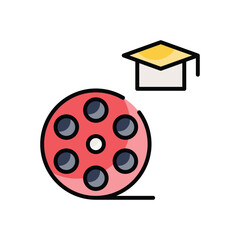 Film Reel  vector icon