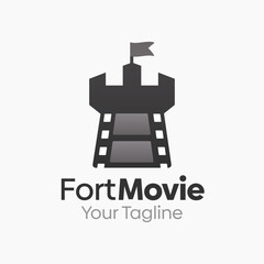 Fort Movie Logo Design Template. Good for Business, Agency, Community and Organization