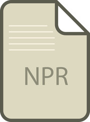NPR File icon fill and outline rounded corners