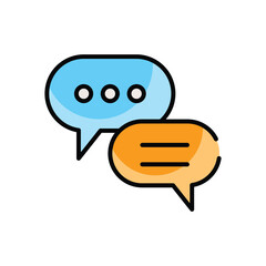 Speech Bubble  vector icon