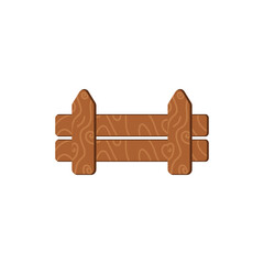 Autumn Fence Illustration