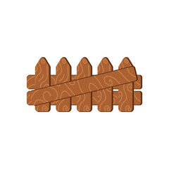 Autumn Fence Illustration