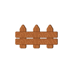 Autumn Fence Illustration