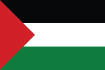 Flag of Palestine sign