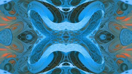 Abstract fractal. Fractal art background for creative design. Decoration for wallpaper, desktop, poster, cover booklet. Print for clothes, t-shirt. Creative illustration for design