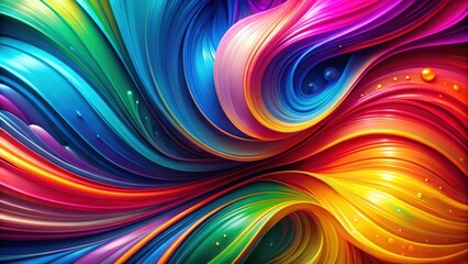 Fototapeta premium Abstract colorful background with vibrant hues and dynamic shapes , artistic, vibrant, abstract, modern, gradient, backdrop