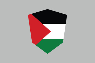 Flag of Palestine sign