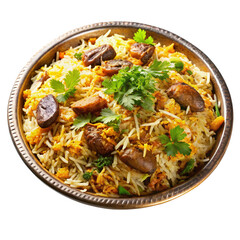 Fototapeta premium Spicy Biryani - Great for Indian Food Recipes and Gastronomy Designs