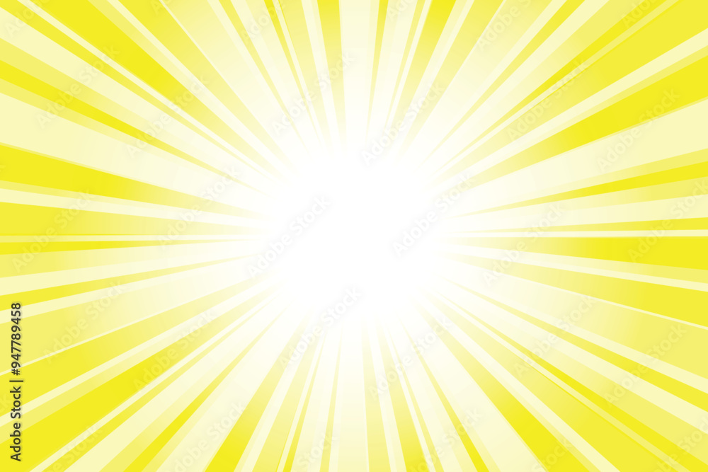 Aufkleber abstract yellow sun rays background. yellowish sunburst background with glowing light rays. bright r