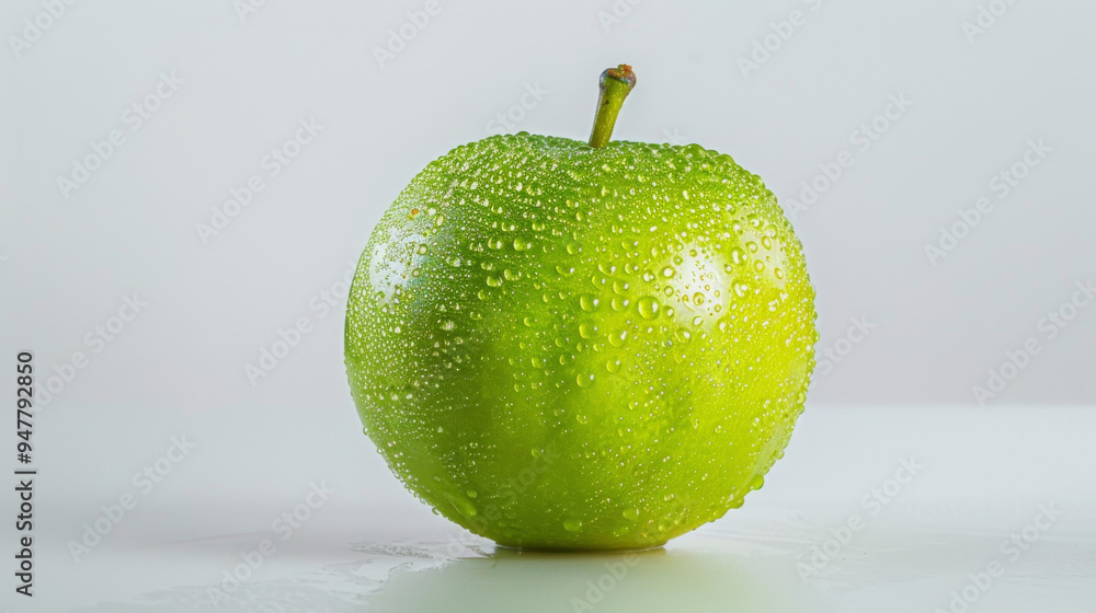 Sticker A whole water apple isolated on white