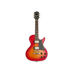 Red Electric Guitar with Black Pickguard
