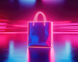 High-Resolution Image of a Minimalist Shopping Bag