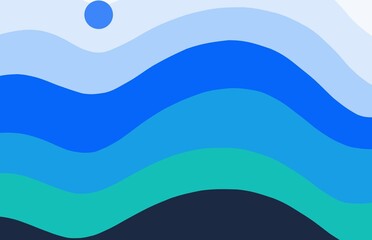 abstract blue mountains background, blue background, abstract background, mountains background, lanskap, blue wallpaper, paint, texture