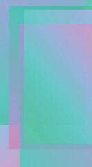 Abstract pastel background with transparent rectangles in turquoise and purple gradient, ideal for posters, banners, websites, presentations or advertising design