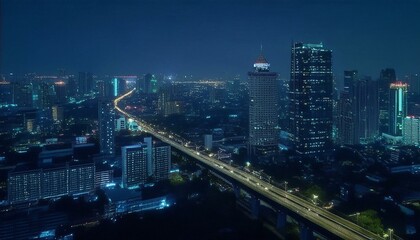 Fototapeta premium city night light, the street of the old town, photo with super wide angle lens