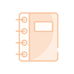 Notebook vector icon