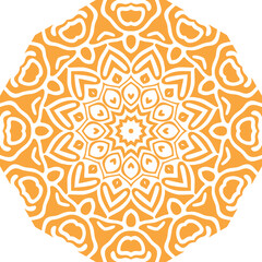 Mandala Vector Design Element for Coloring Book Pattern Design