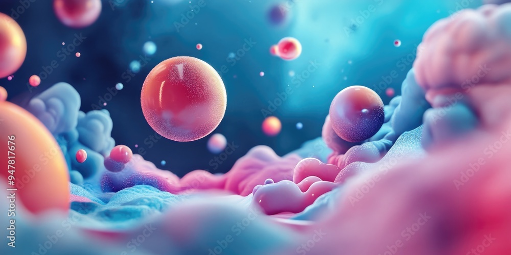 Poster abstraction space in 3d cartoon rendering