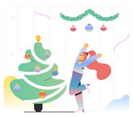 Happy about Christmas