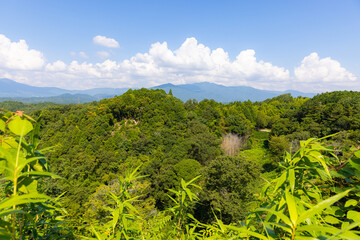 苗木城跡からの眺望