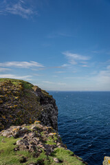 Fowlsheugh Cliffs Viewpoint. Scotland, United Kingdom. Highlands of Scotland.