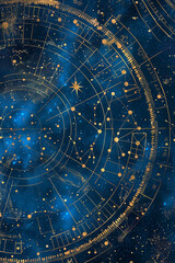 Astrology. Astro Astrologer calculates natal chart makes forecast of fate Tarot cards, Fortune telling on tarot cards magic crystal, occultism, Esoteric background. Fortune telling,tarot predictions