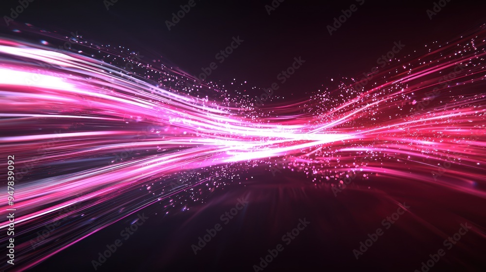 Poster dynamic speed and motion blur abstract shapes on dark background - ultra detail 32k,generative ai