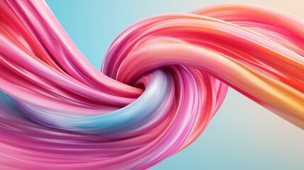 Naklejka premium Vibrant Helix Transport: Abstract Infinite Journey with Dynamic Movement in Ultra Detail 32K Resolution,Generative AI