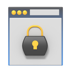 Web page security padlock