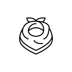 Bandana icon. Simple bandana icon for social media, app, and web design. Vector illustration