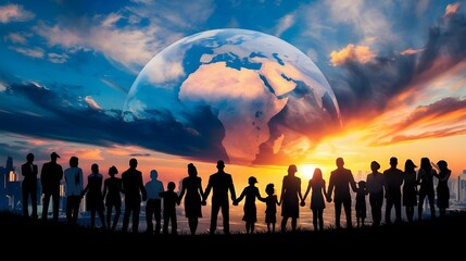 A Background Image Portraying Professional Networking Group of People Who Care About the Earth and Other People, Who Want to Make a Difference