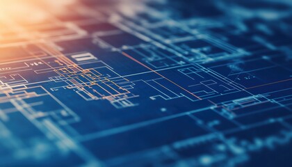 Minimalist blueprint of a mechanical structure, with analytical charts and graphs embedded within, showcasing engineering precision